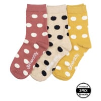Meatfly ponožky Lexy Triple Pack Fluffy Dots | Mnohobarevná