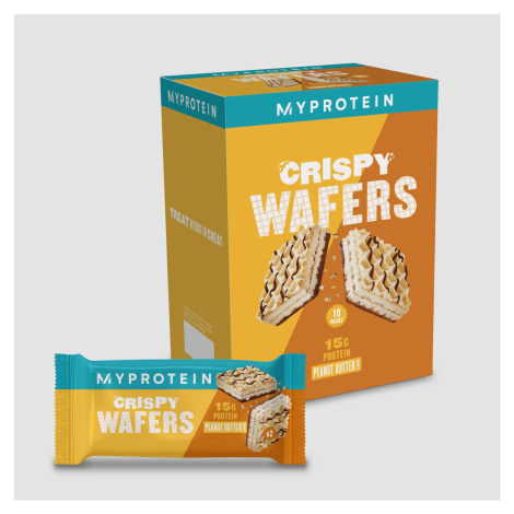 Protein Wafer Oplatky - 10Tyčinky - Arašídové máslo Myprotein