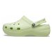 Crocs CLASSIC PLATFORM CLOG W Dámské pantofle, zelená, velikost 38/39