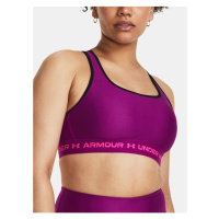 Fialová sportovní podprsenka Under Armour Crossback Mid Bra