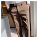 Vlněné pánské kalhoty slim fit