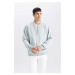 DEFACTO DFC - Water Repellent Regular Fit College Collar Bomber Jacket