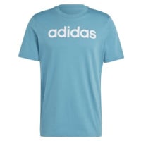 adidas LINEAR TEE Pánské tričko, zelená, velikost