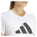 adidas RUN IT TEE Dámské běžecké tričko, bílá, velikost