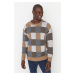 Trendyol Sweater - Brown - Oversize