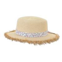 Sterntaler Třásně slaměného klobouku sand