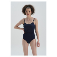 Dagi Navy Blue Corset Consolidating Swimsuit