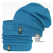 Bavlněná čepice a nákrčník Dráče - Alan 14, modrá Barva: Modrá