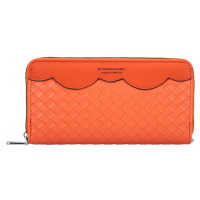 Dámská koženková pouzdrová peněženka Dar, oranžová