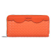 Dámská koženková pouzdrová peněženka Dar, oranžová