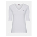 Bílé dámské basic tričko Tommy Hilfiger