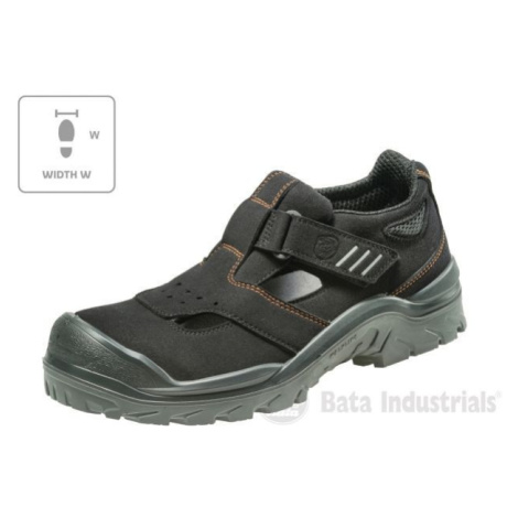 Černé sandály Bata Industrials Act 151 U MLI-B09B1 Baťa