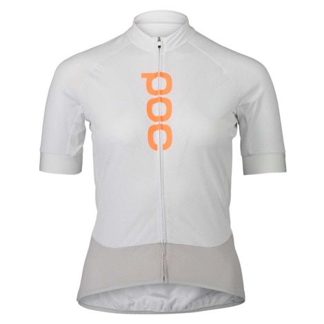 POC Cyklistický dres s krátkým rukávem - ESSENTIAL ROAD LADY - šedá/bílá