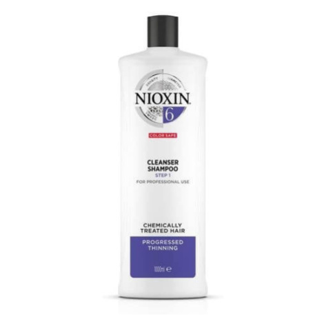 Nioxin Čisticí šampon pro řídnoucí normální až silné přírodní i chemicky ošetřené vlasy System 6
