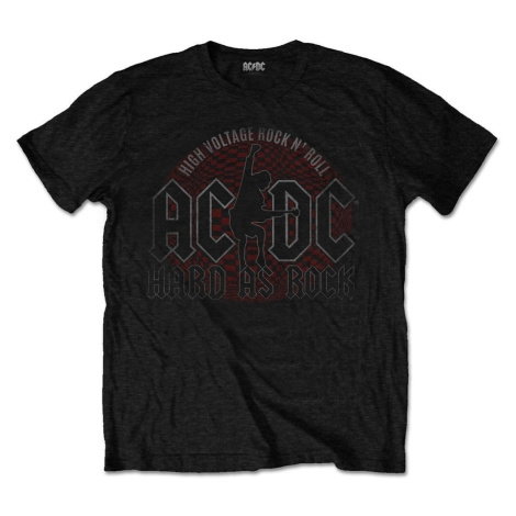 AC/DC Tričko Hard As Rock Unisex Black