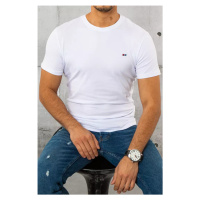 Bílé pánské tričko Dstreet RX4561