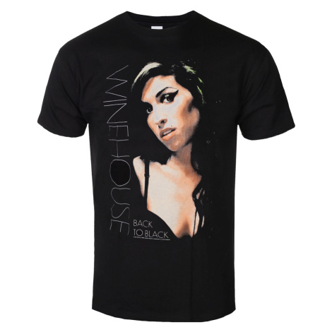 Tričko metal unisex Amy Winehouse - Back To Black - LOW FREQUENCY - AMY002TS