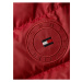 Červená dámská péřová bunda Tommy Hilfiger Tyra