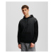 Mikina karl lagerfeld monogram degrade hoodie black