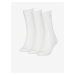 Sada tří párů dámských ponožek v bílé barvě Calvin Klein Underwear