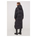 Péřová bunda Bomboogie Anvers dámská, černá barva, zimní, oversize