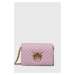 Kožená kabelka Pinko růžová barva, 100067 A0GK