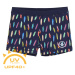 COLOR KIDS-Swim Trunks - AOP, dress blues Modrá