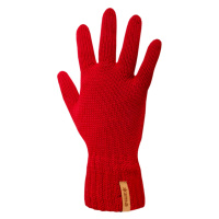 KAMA R102 pletené merino rukavice, červená