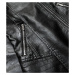 Černá bunda ramoneska z imitace kůže model 15259018 - S'WEST