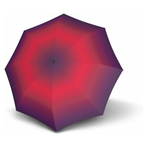 Duhový růžový mechanický skládací dámský deštník Dulce Doppler