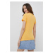 Tričko New Balance WT21801VAC dámský, žlutá barva