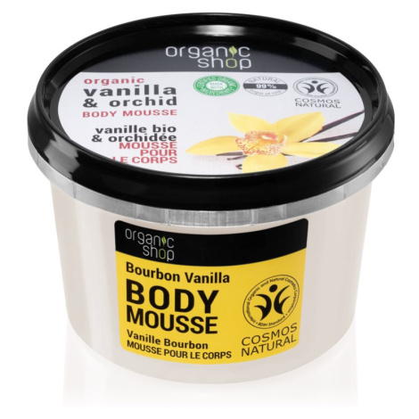 Organic Shop Vanilla & Orchid tělová pěna s vanilkou 250 ml