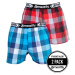 Meatfly pánské boxerky Gigi Blue / Red | Modrá