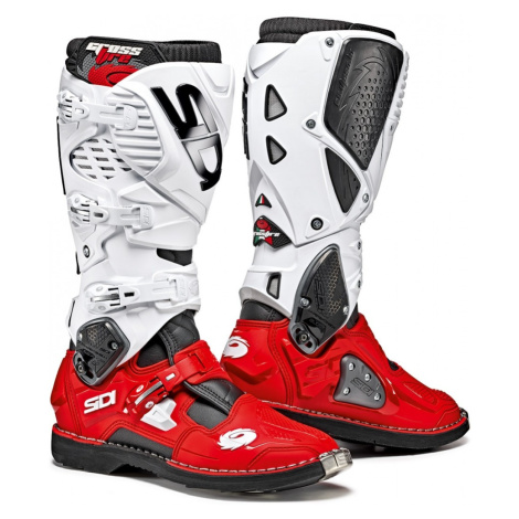 SIDI CROSSFIRE 3 moto boty černá/červená/bílá