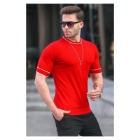 Madmext Men's Red Knitwear T-Shirt 5080