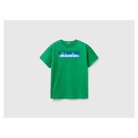 Benetton, 100% Organic Cotton T-shirt With Logo