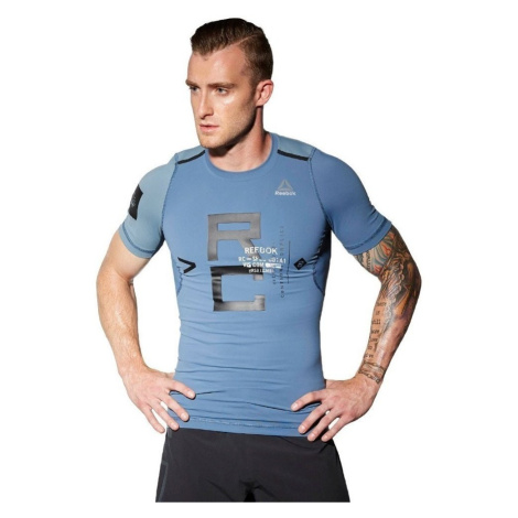 Reebok Sport Combat Rash Guard Modrá