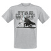 Star Wars Disney 100 - Luke & Darth Vader Tričko šedá