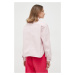 Džínová bunda Weekend Max Mara dámská, růžová barva, přechodná