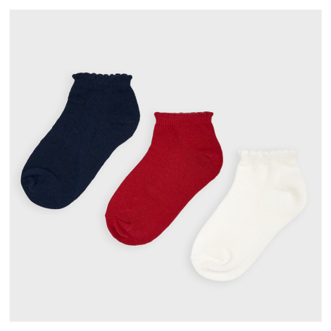 3 pack ponožek červeno-modré MINI Mayoral
