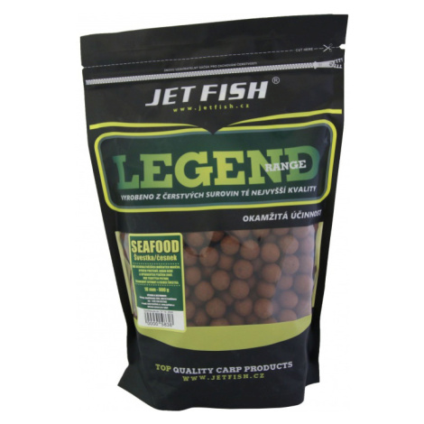 Jet fish  boilie legend range seafood + švestka / česnek-3 kg 24 mm
