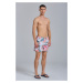 PLAVKY GANT CF TROPICAL PRINT SWIM SHORTS bílá