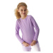 Dívčí tričko s dlouhým rukávem 4F JUNIOR LONGSLEEVE-JAW23TLONF141-52S-LIGHT VIOLET