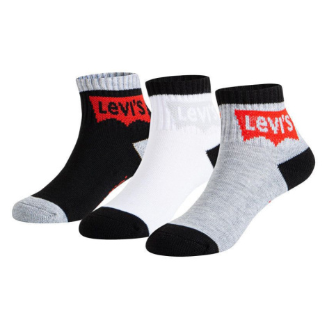 Dětské ponožky Levi's černá barva Levi´s