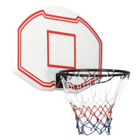 Shumee Basketbalový koš bílý 90 × 60 × 2 cm polyethylen