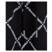 Kalhoty karl lagerfeld linen blend pant w/logo černá