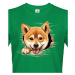 Pánské tričko s potiskem Šiba inu -  tričko pro milovníky psů