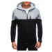 Men's zip-up sweatshirt B1612 - navy