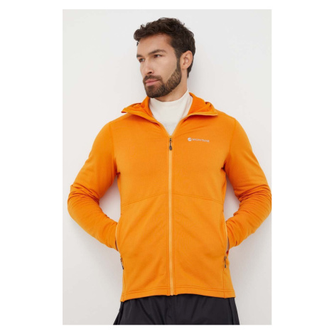 Sportovní mikina Montane Protium oranžová barva, s kapucí
