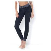 Dámské sportovní Jeans Baggy D4S.lab Intimidea Barva: Black J